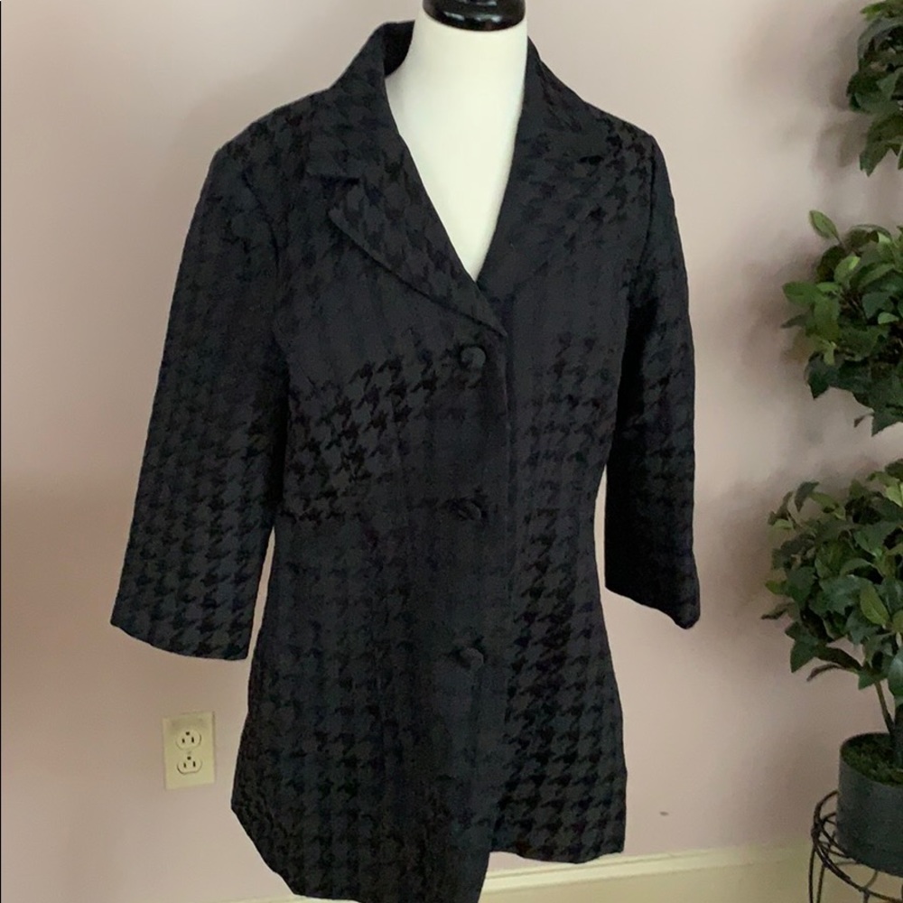 Long dress blazer black
